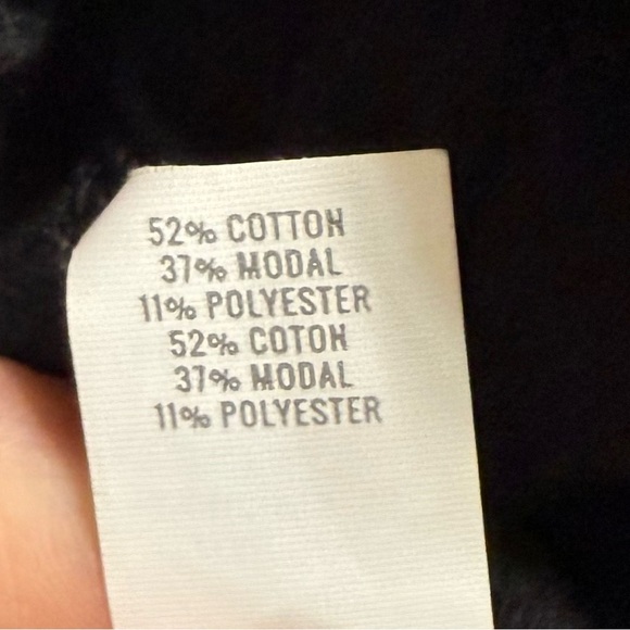 Aerie Black fleece Joggers Relaxed Fit - Picture 4 of 7